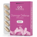 Hairfinity Daune Defense Colagen Booster Suplimentul pentru par slab, Brittle Hair - Infuzie de colagen pentru a sprijini cresterea sanatoasa a parului - 30 capsule (1 lună de aprovizionare)