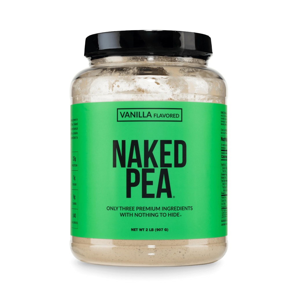 NUKED Vanilla Pea Proteina izolat de la Ferme din America de Nord, Doar 3 ingrediente, Vanilla Vegan Proteina, Gluten-Free, Soy Free, OMG-uri gratuit - 2LB