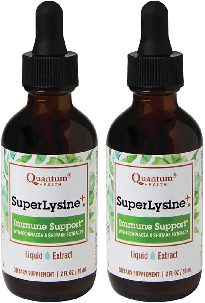 Cuantic Super Lysine+ Extract lichid 2 fl oz (59 ml) Lichid (Pachet de 2)