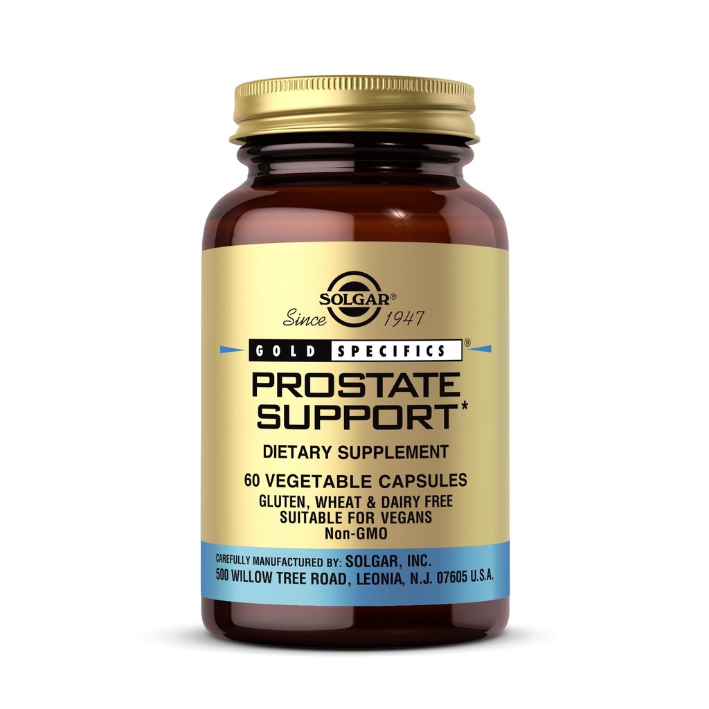 Solgar Prostat de sprijin - 60 Capsule vegetale - non-GMO, Vegan, Gluten Free & Dairy Free - 30 Serviri
