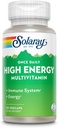 SOLARAY O dată pe zi de energie mare Multivitamine pentru femei și bărbați - Suplimente energetice - Suport imunitar w/Vitamina C, A, D și E, Complex vitamina B, Trace Minerale, 60-Day Guarantee, 30 Serv, 30 VegCaps