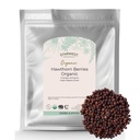 Starwest Botanicals Organic Hawthorn Berries Whole - Deshidratat Leaf Herb pentru ceai, Jam, & Extracte de plante, Natural Digestion Support, Certified Kosher, Non-GMO - vrac 1 lb Bag
