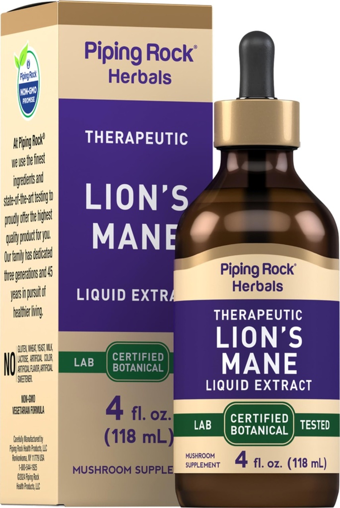 Piping Rock Lions Mane Tincture 