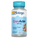 SOLARAY CranActin Extract de cranberry 400 mg - Suplimente de cranberry pentru femei si barbati - Bladder si tract urinar de sănătate Suport cu vitamina C - Vegan, 60-zile Garanţie, 30 Serviri, 30 VegCaps