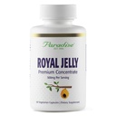 Paradise Herbs Royal Jelly, Golden Emperor, Super Potent, Ultra Pure, Vegan, Gluten Free, Non-GMO, Freeze-Dried concentrat, 60 Conte Vegetarian Capsule