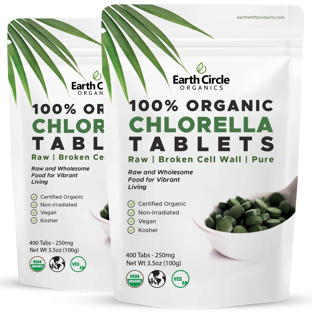 Pastile organice Chlorella 400 Conte 