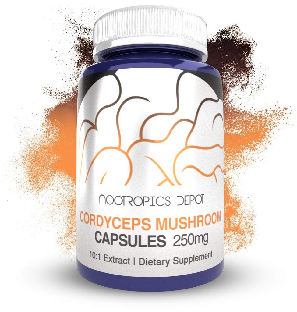 Nootrops Depot Cordyceps Capsule ciuperci 