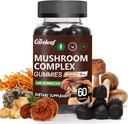 9 în 1 Gume de ciuperci cu coama de leu pentru focalizare Supliment și suplimente energetice pentru a sprijini sistemul imunitar De-stress Boost Mood & Energy 60 Conte Kombucha aroma