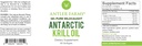 Antler Farms - 100% Pure Wild Caught Antarctica ulei Krill din apă rece, Pristine, 60 Softgels 
