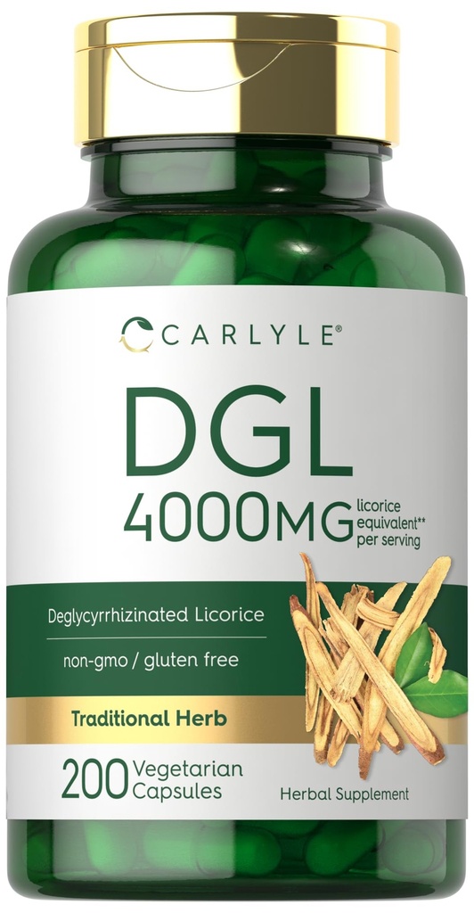 Carlyle DGL Capsule de lemn dulce deglicizinate 