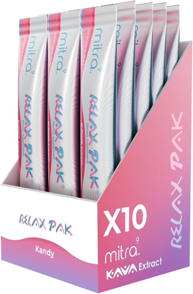 Mitra9 Kava Powder RelaxPak - Kandy Kava Extract de pudră Pachete de pudră 