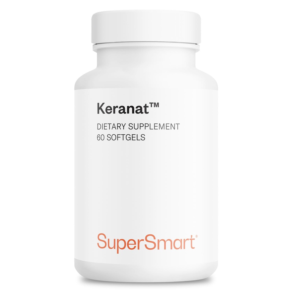 Supersmart - Keranat (Forma avansata cu Biotin) - Suplimentul parului pentru volum si crestere - Vitamine de pierdere a parului 