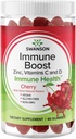 Swanson Immune Boost Gummes cu Acerola, Zinc, și vitamina C & D - Toate Suplimentul natural promovarea unui sistem imunitar sănătos - ajută la susținerea unui organism sănătos - (Cherry, 60 gume)