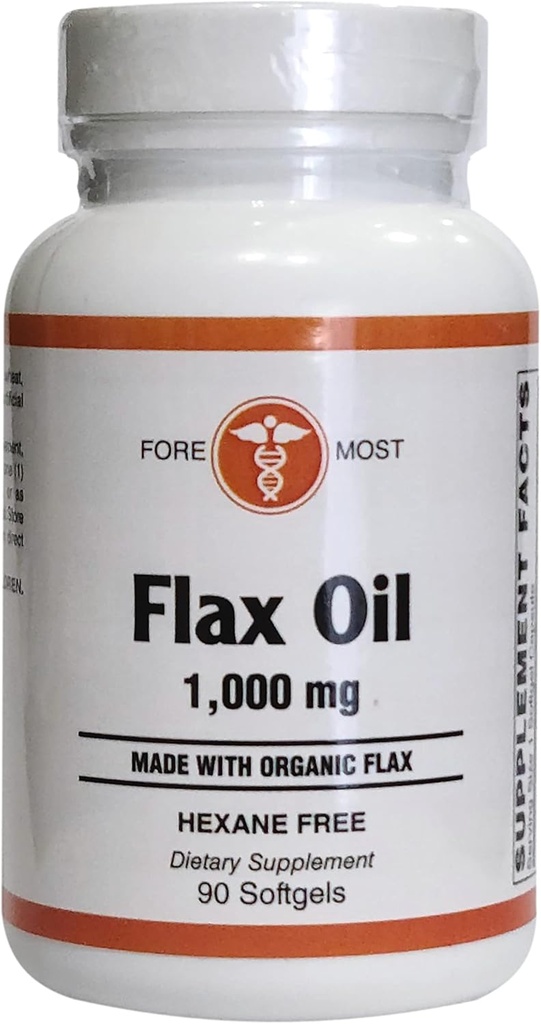 Ulei de in, 1000 mg, 90 Softgels