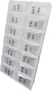 De două ori pe zi Organizator de pastile, zi săptămânală și noapte supliment container, zi și noapte medicamente sau vitamina pentru dimineața sau de noapte PM separare (1)