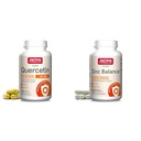 Jarrow Formulas Querbetin 500 mg-Bioflavonoid-Quercetin Supliment alimentar-200 Serviri -Suporturi Funcţie celulară sănătoasă & balanţă zinc 15 mg-100 Servings -Include cupru-Essential Minerale
