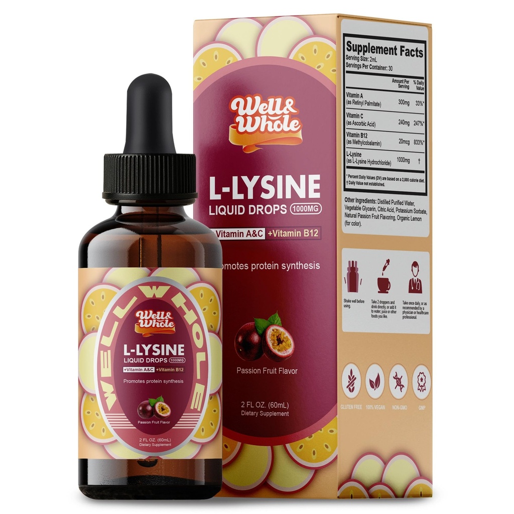 L-Lysine Supliment Picături lichide 