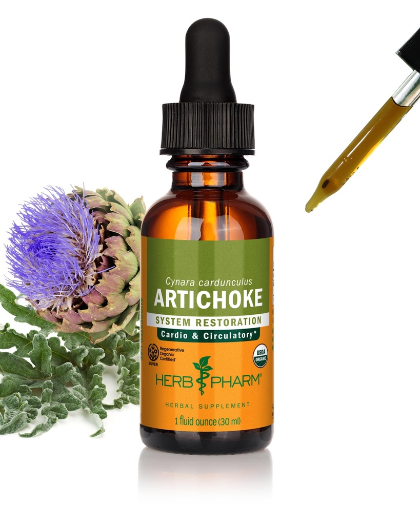 Herb Pharm Certified Organic Anghinare Extract lichid pentru suport cardiovascular și circulator - 1 Once
