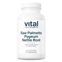 Vital Nutrients Saw Palmetto cu Pygeum & Nettle Root - Vegan Saw Palmetto pentru barbati suporta functia de prostata sanatoasa* - Gluten, lactate, Soy Free - 120 capsule