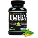 Wild Caught Antarctic Omega 3 Fish Oil Super Blend with DPA, EPA, DHA, ALA and GLA with Added Organic Flax Seed Oil - Over 2,400 Milligram Strength - Gluten Free - Made in The USA - 60 SoftGels