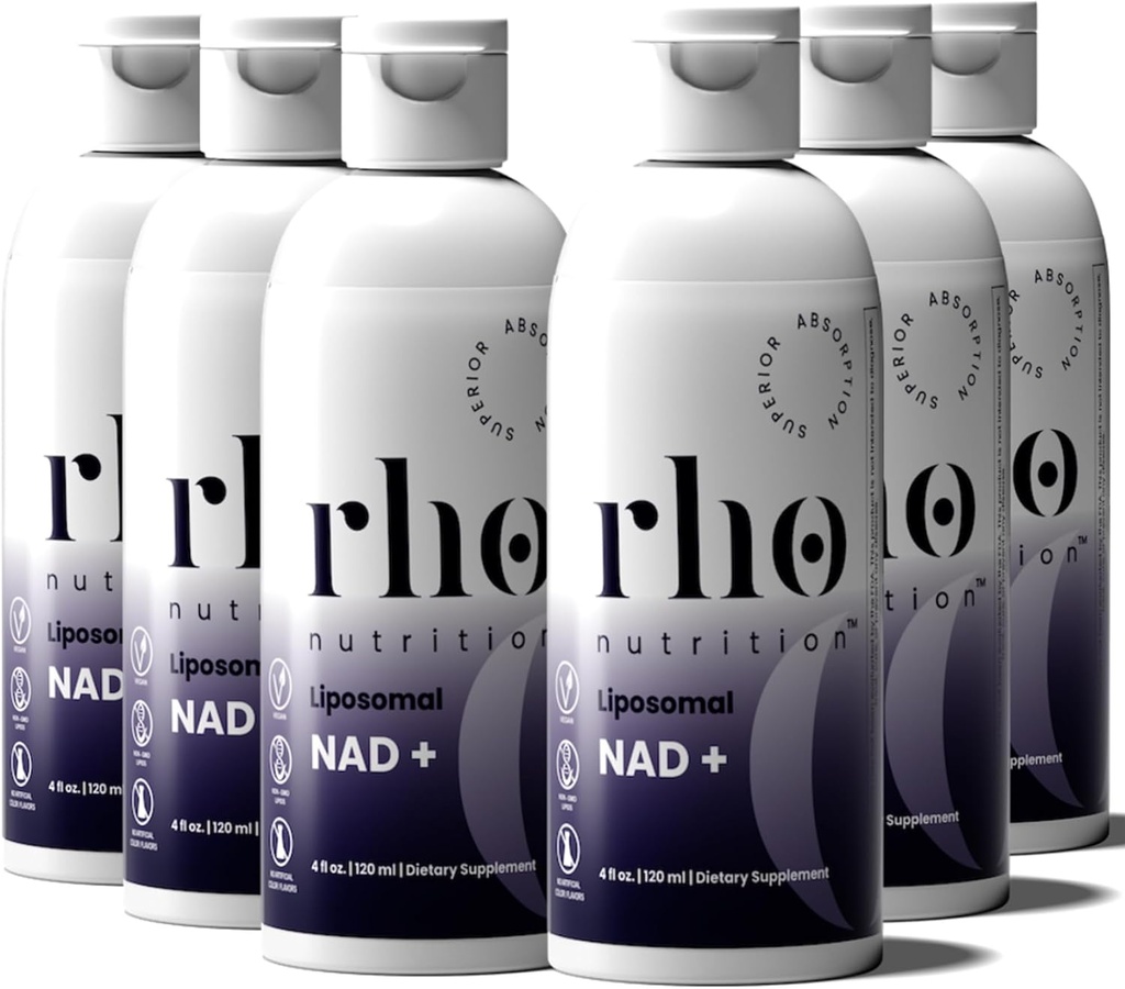 Rho Nutritie Liposomal NAD+  Ajuta la sustinerea sanatatii celulare normale, imbatranire sanatoasa, metabolismul si vitalitatea energetica