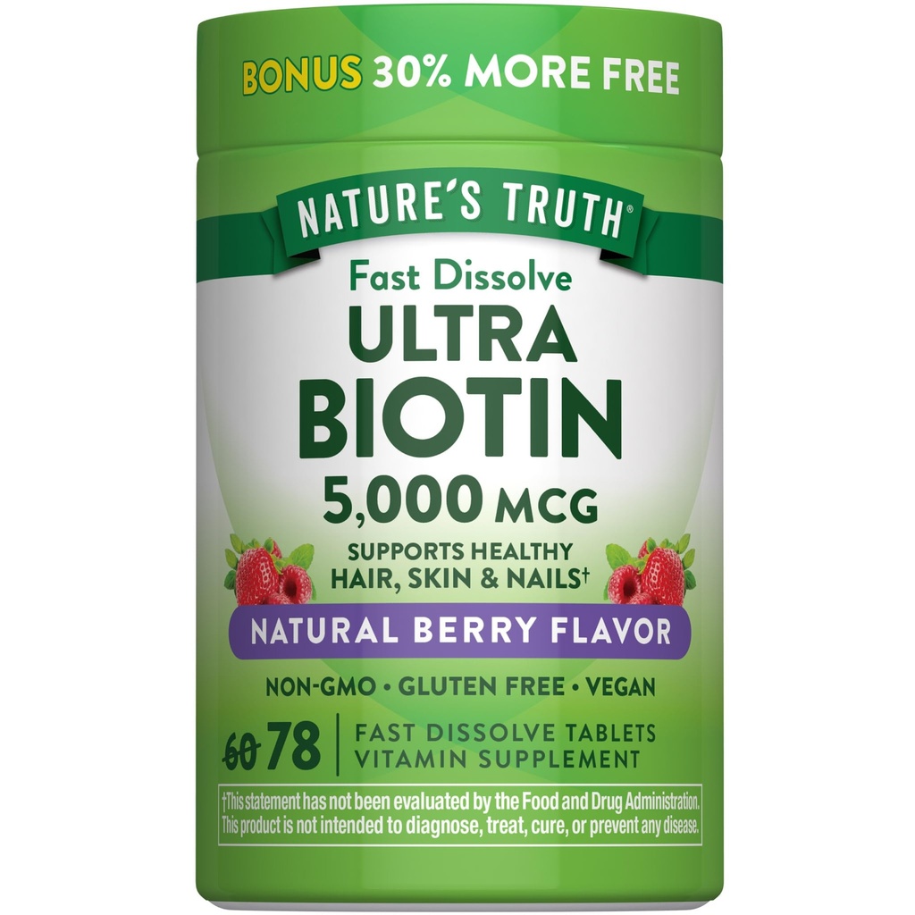 Adevărul naturii Biotin 5000mcg 
