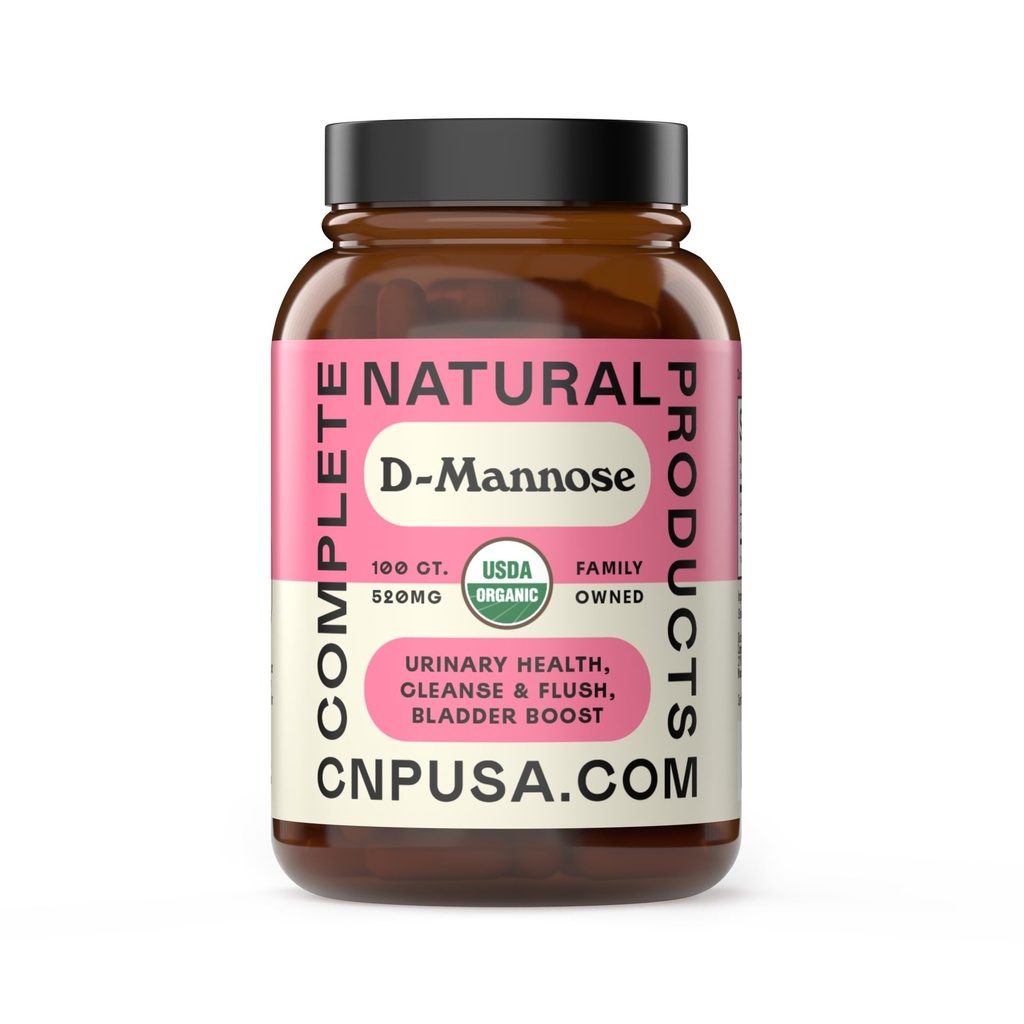 Produse naturale complete Capsule organice D- Manose - Pastile pure D- Manose 100 Conta pentru UTI, vezica urinară, & Tract urinar Sănătate
