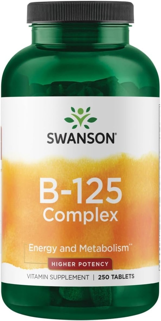Swanson Vitamina B-125 Complex 250 Taburi