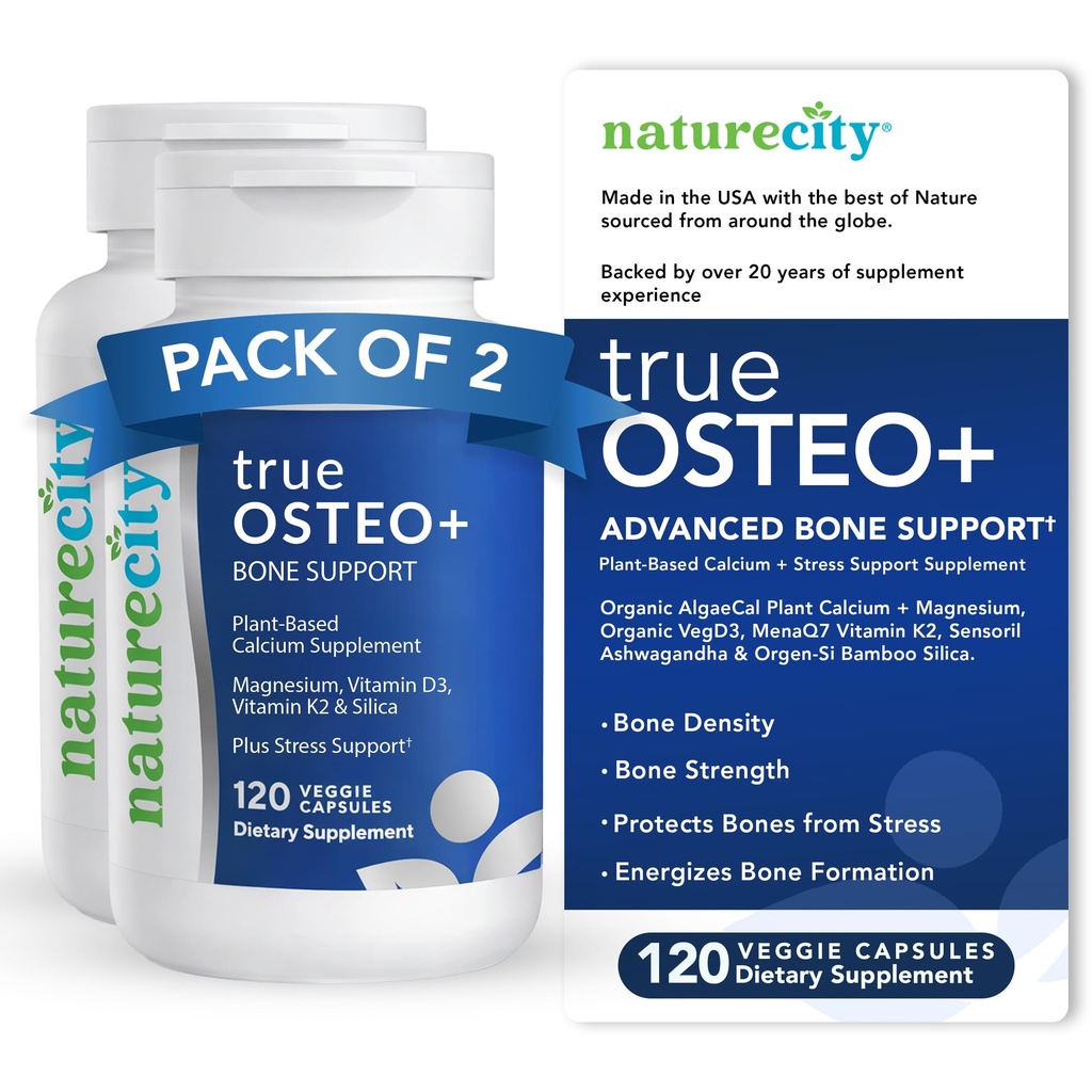 NatureCity True-Osteo+ suport osos cu Ashwagandha 