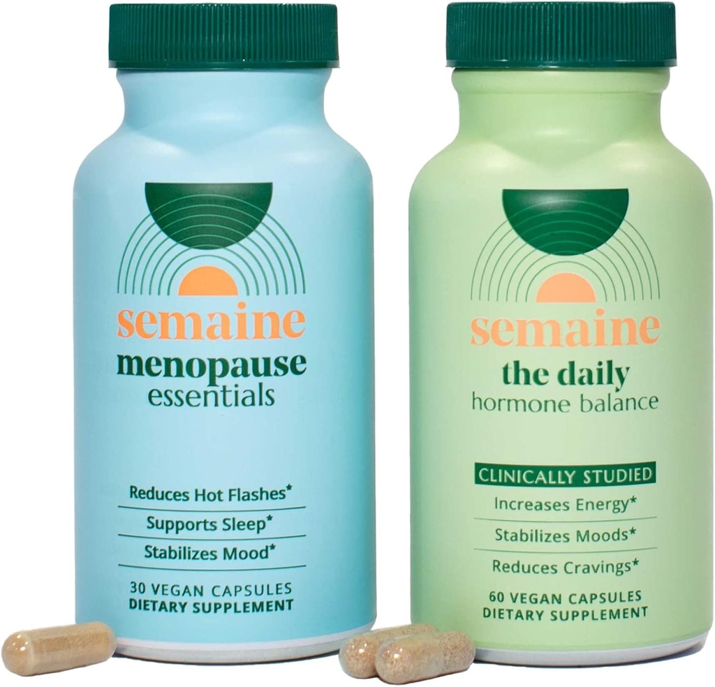 Peri/Menopause Hormone Bundle - Hot Flashes, Sweats, Mood Swings, Thinning Hair, Hormone Echilibrul, imbatranire sanatoasa - Studiat clinic 