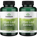 Swanson Olive Leaf Extract capsule cu 20% Oleuropeină - (120 capsule, 500 mg fiecare) 2 flacoane