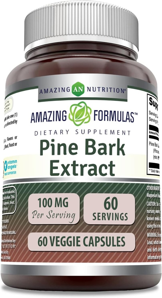 Formulare uimitoare extract de scoarță de pin 100 Mg 