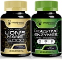 wellNESS LABSRX Lions Mane Capsule de enzime digestive