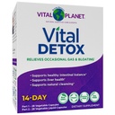 Planeta Vitala - Detoxifiere vitala cu Mulk Thistle, Querbetin, Alpha Acid Lipoic, Choline, si Herbs, pentru gaz ocazional si balonare, suporta echilibru intestinal sanatos, 2-Parte 14 zile Kit, 56 capsule