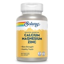 SOLARAY magneziu supliment de zinc de calciu - cu calciu 1000mg, magneziu 500mg - sanatate osoasa, functie musculara, sanatate cardiaca si suport imunitar - Vegan, 60 zile de garantare, 25 serviri, 100 VegCaps