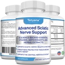 Advanced Sciatic Nervi Ajutor: Alpha Acid lipoic Vitamina, Benfotiamină - 12 în 1 Suplimente Sciatica - 120 Capsule- 30-60 Aprovizionare-Fabricat în SUA