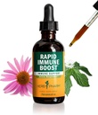 Herb Pharm Organic Rapid Immune Boost: Tinctură rapidă pentru adulţi, Echinacea Tinctură cu Goldenseal, Extract de ghimbir & Elderberry, Supplement de sprijin imunitar & Wellness Aid, 2 Oz