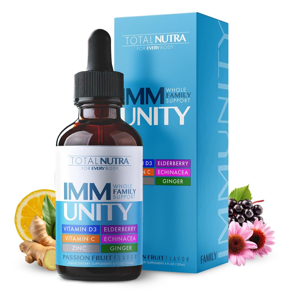 Total Imun 6-in-1 supliment de multivitamine lichide 