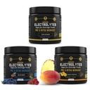 MMA Nutritie HRDWRK - 100 Serviri Keto Electroliti Pulbere Hidratare Zahăr - Electrolit Pulbere pentru a stimula rezistenta si reduce oboseala cu Electroliti Suplimentul Set de 3