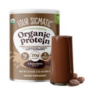 Patru Sigmatic Organic Plant-Based Proteina Pudră de proteine Creamy Cacao Proteina cu leu, Chaga, Cordyceps și mai mult 