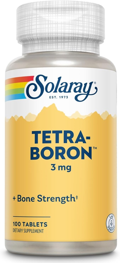 Solaray Tetra Boron 3 mg comprimate 