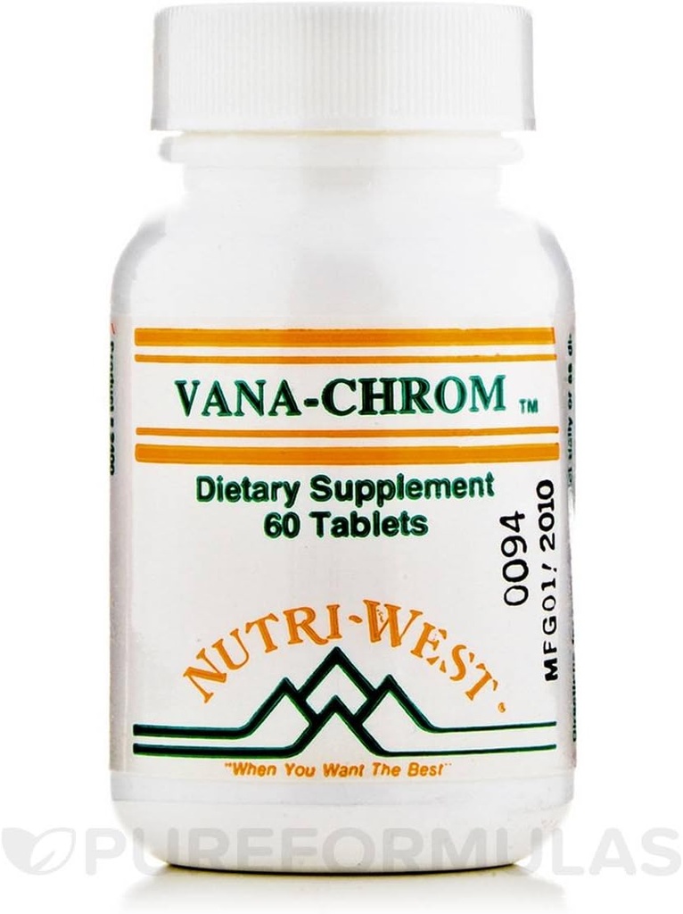 Vana-Chrom - 60 comprimate de Nutri West