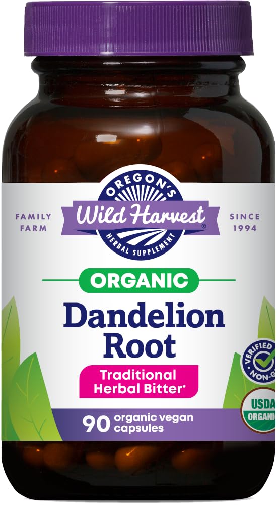 Oregon's Wild Harvest Dandelion Root Organic Supplement 