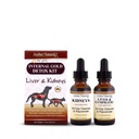 AMBER NATURALZ Detoxifiere internă de aur Kit pentru câini, pisici, păsări, iepuri de curte, și Guineea Porci 