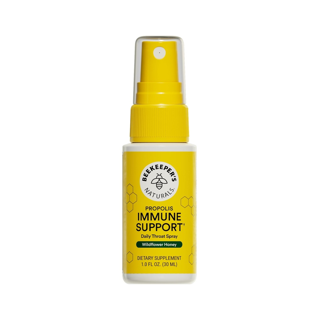 Propolis Ghroat Spray de Naturals - 95% Bee Propolis Extract, Natural Immune Support & Sore Ghroat Relief - Antioxidanti, Keto, Paleo, Gluten-Free (1.0 oz) (Pachet de 1)