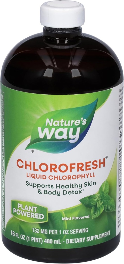 Natura Mod Cloroproaspete Clorofila lichida 16 ozs (Aroma mita)