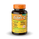 American Health Ester-C 500 mg cu Citrus Bioflavonoids - 120 Capsule vegetariene - 24-our Immune Support - non-GMO, Vegan, Gluten Free - 60 Servings