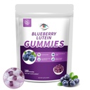Afine Lutein ochi vitamine Gummies cu 180 Conte - 3 lună de aprovizionare, Vegan ochi de sănătate Supliment pentru copii și adulți, Gume Lutein pentru Claritate Vision și suport de lumină albastră