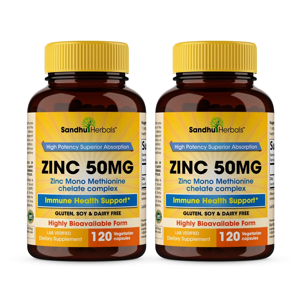 Capsule de zinc 50 mg pentru bărbaţi şi femei, 240 Conte 