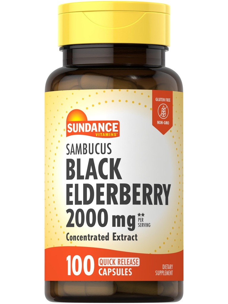 Sundance Sambucus Capsule negre de elderberry 